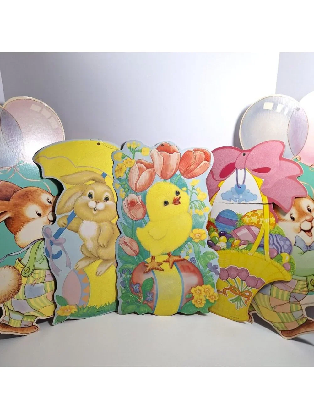 Easter Vintage 20" Die Cut Wall Decorations Eureka American Greetings Cardboard - Picture 1 of 12